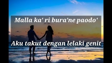 Terjemahan lagu Makassar " Mallaka ri bura