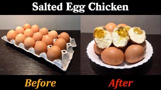SALTED EGG CHICKEN RECIPE | ITLOG NA MAALAT | How to Make Chicken Salty Egg