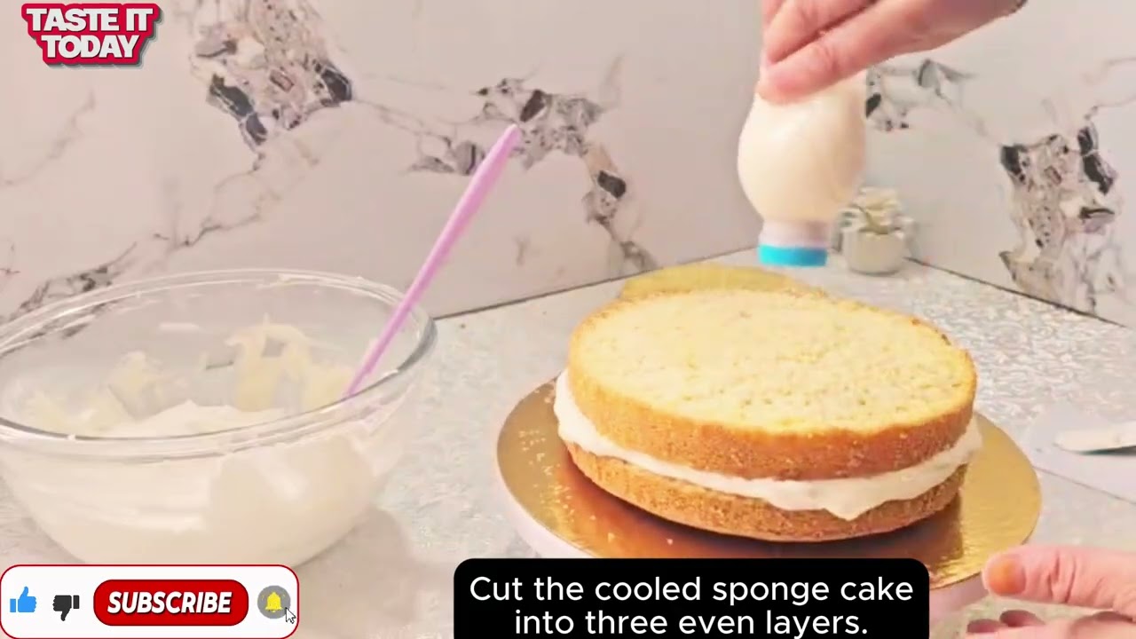 Homemade Sponge Cake That Always Works | Soft, Creamy & Cozy Recipe