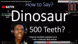 Full ISHOWSPEED finds the dinosaur with 500 teeth and then gets clickbaited 😂😂 News