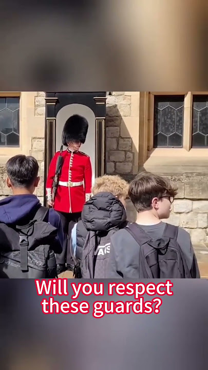 Please respect the guards' duties. #kingguard #royalguard #usa #fyp #militarytiktok #respect