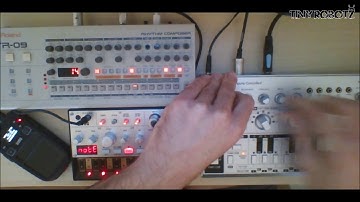 Behringer TD-3 madly in love with a TR-09 & a Volca Bass