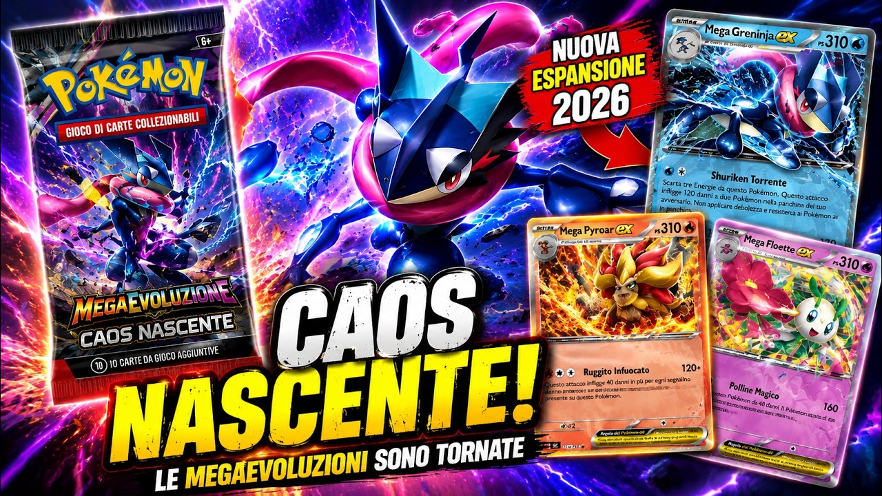 Pokémon GCC Megaevoluzione Caos Nascente