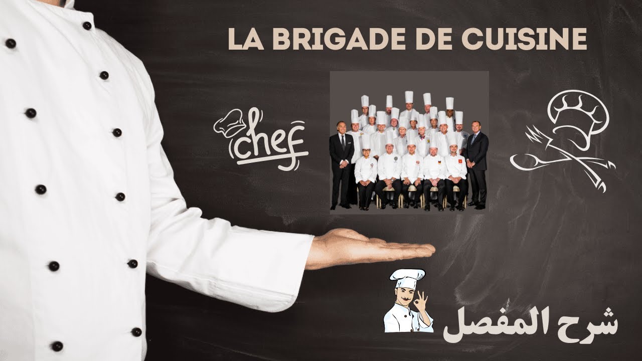 رحلة في أعماق المطبخ اكتشف هيكلة المطبخ الاحترافي من الشيف إلى غسّال الصحون😍✅: La brigade de cuisine