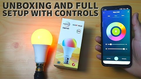 Wipro Garnet 9W Smart LED Bulb | WiFi Enabled | Unboxing & Review + Complete Setup | HINDI