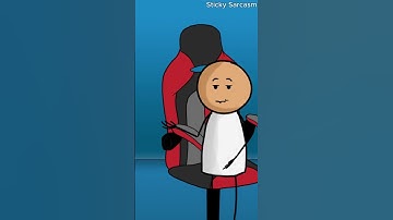 stickman with his old laptop #sarcasm #stickman #funnyvideo #shorts