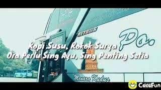 kopi susu rokok surya