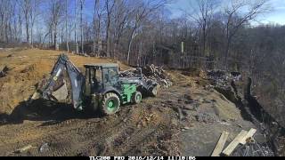 Construction Timelapse 12/14 - concrete haul-out