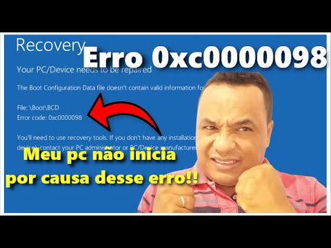 Vídeo: Erro de sistema operacional ausente não encontrado no Windows