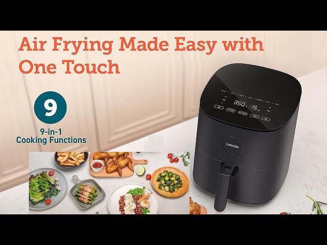 COSORI Air Fryer Pro LE 5-Qt Airfryer, Quick and Easy Meals, UP to 450℉