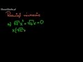 ROZWIĄZYWANIE RÓWNAŃ KWADRATOWYCH, GDY c=0  cz.2 #7 - Dział Równania Kwadratowe - Matematyka