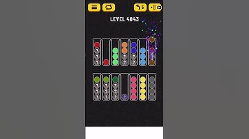 Ball sort puzzle. Level 4043 #puzzle #games #music