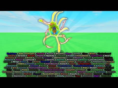 I Grew EVERY MUTATION On PEACOCK TAIL In Roblox Grow A Garden