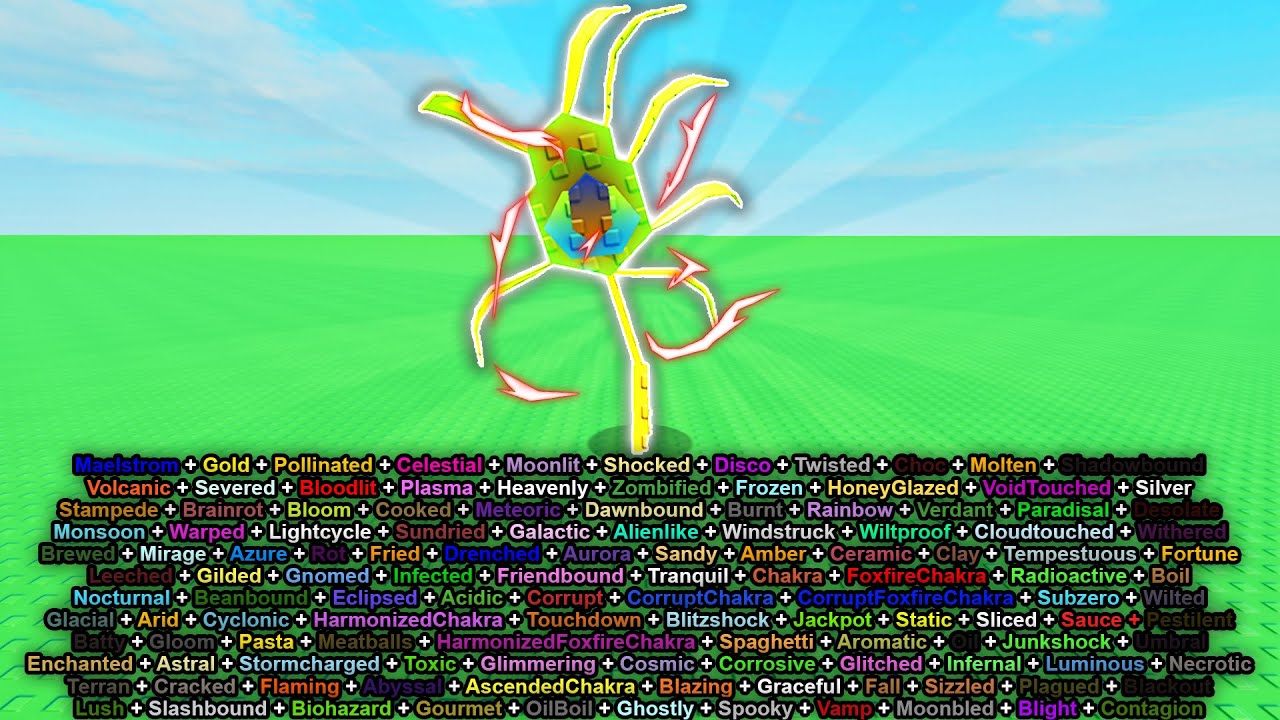 I Grew EVERY MUTATION On PEACOCK TAIL In Roblox Grow A Garden...