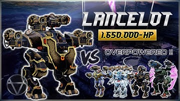 1,650,000 HP ULTIMATE Lancelot VS Meta – Mk3 Gameplay | War Robots