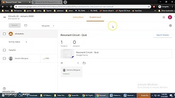 8  Google Classroom Tutorial for Teachers  - Grade a Quiz