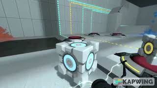Portal 2 Cube heroes Before Aperture science's demise