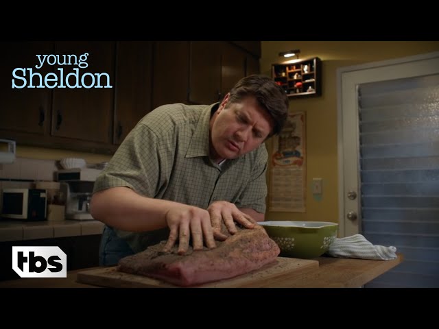 Young Sheldon: Meemaw's Brisket Recipe (Season 1 Episode 7 Clip) | TBS class=