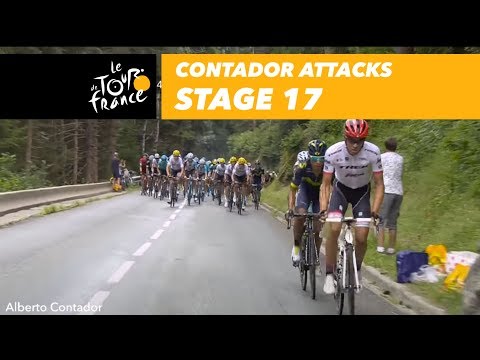 Contador attacks - Stage 17 - Tour de France 2017