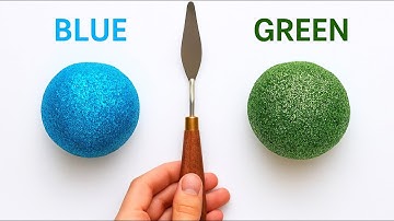 Can You Guess the Final Color?🎨Satisfying Clay Mixing With ASMR Textures And Pigment Fusion