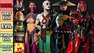 Every Mortal Kombat Character Ranked by How Evil They Are