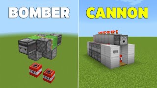 : 5 EASY TNT Cannons in Minecraft Bedrock! (Tutorial)