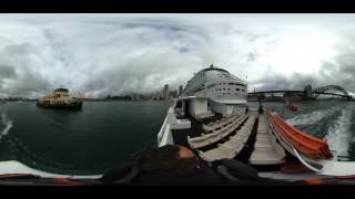 A Sydney ferry trip 360 video