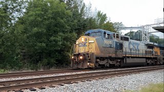 CSX 9005 Leads M653 North By Selma