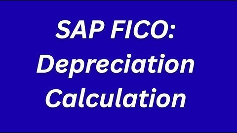 SAP FICO: Depreciation Calculation Explained Step-by-Step | Asset Accounting Tutoria #sapfico