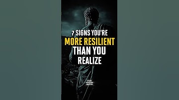 7 Tekenen Dat Je Veerkrachtiger Bent Dan Je Denkt | Stoïsche Wijsheid