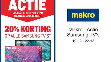 Makro - Actie Samsung TV