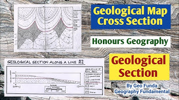 Geological Map Cross Section ll Geological Section ll Honours Geography ll By Geo Funda