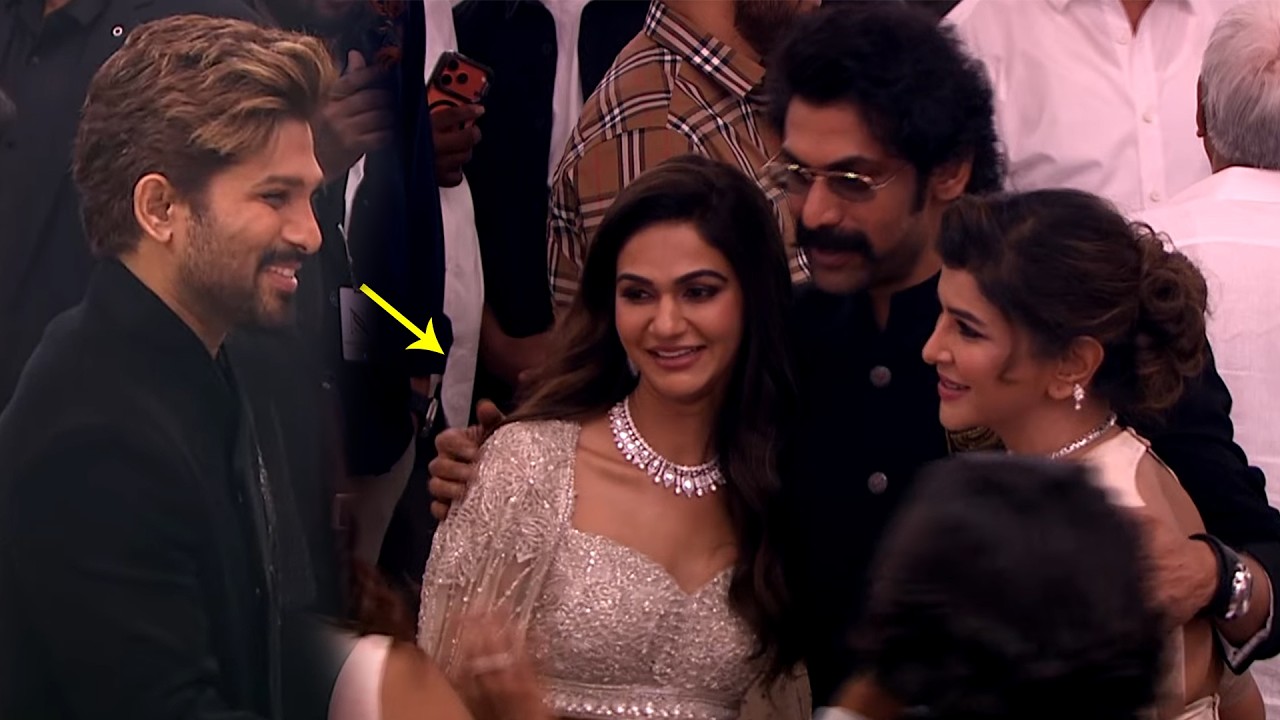 Rana Daggubati & Allu Arjun Wife Allu Sneha Reddy Visuals @ Allu Sirish and Nayanika Pre Wedding