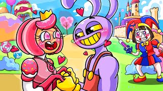 NEW AMAZING DIGITAL CIRCUS // CANDY PRINCESS Have A Crush on JAX?! Pomni Is JEALOUS!? UNOFFICIAL 2D