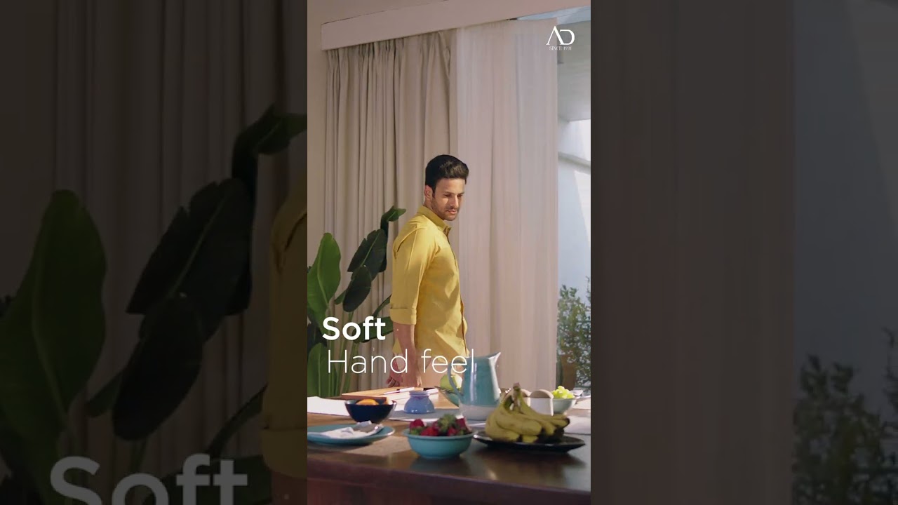 AD by Arvind | Men's Fashion SS 2023 | Stretch Oxford (vertical)