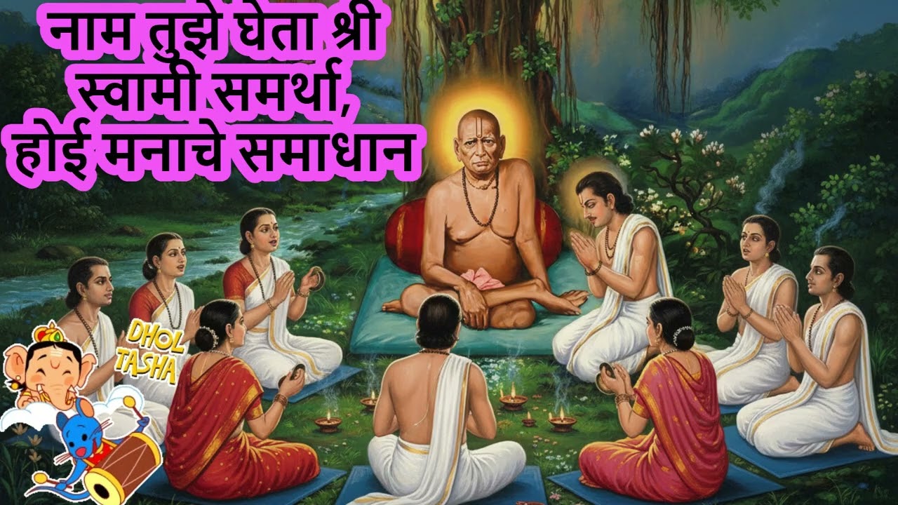 नाम तुझे घेता श्री स्वामी समर्था, होई मनाचे समाधान  