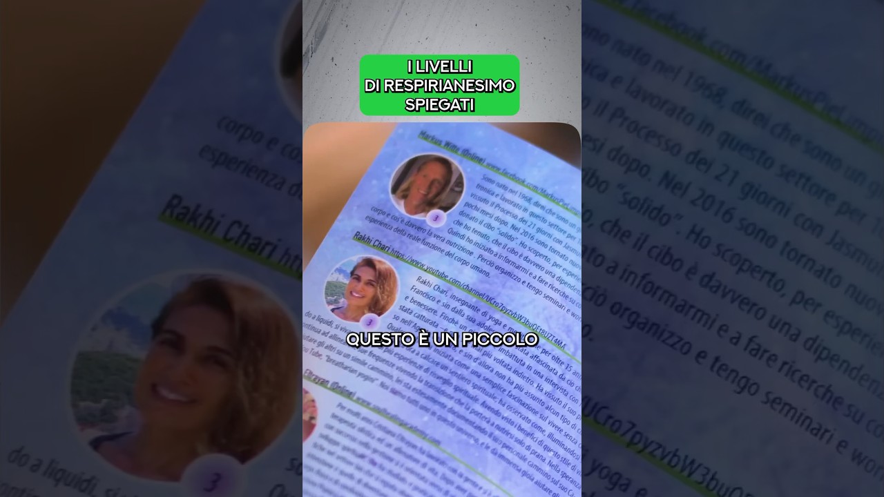 RESPIRIANO spiega i “LIVELLI” di RESPIRIANESIMO 