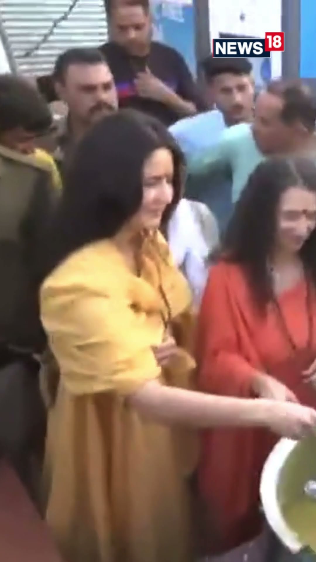 Kaisi Ho Ma'am?: Devotees Ask Katrina Kaif As She Offers Prasad At Maha Kumbh Mela | Kumbh | N18S