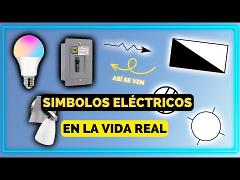 Simbología de planos eléctricos, así se ven en la vida real.