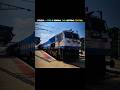 WDP-4D 😎🔥 | Track Inspection Coaches Crossing 🚆💥 | Diesel Authority Attitude Edit ⚡