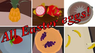 Narrow one: every Easter egg and fruit!
