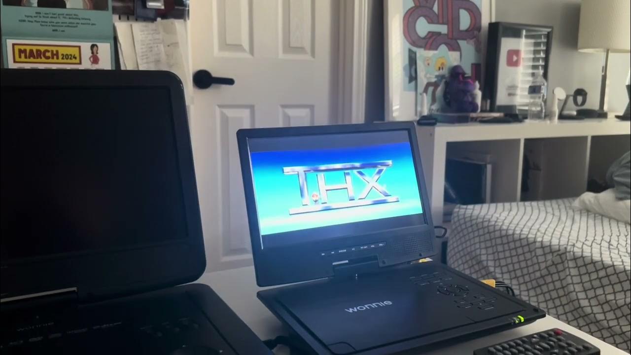 Testing DVDs on my Wonnie Portbale Blu Ray Player plugged in to the