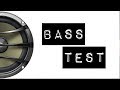 Beautiful Bass Sound Test - Warning: Extremely Deep Bass 🎛🎚