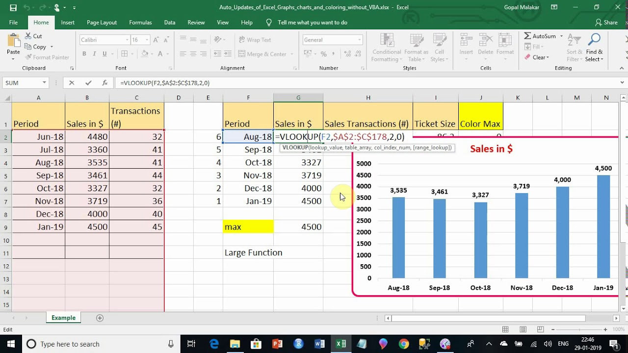 Microsoft Graph Chart Vba