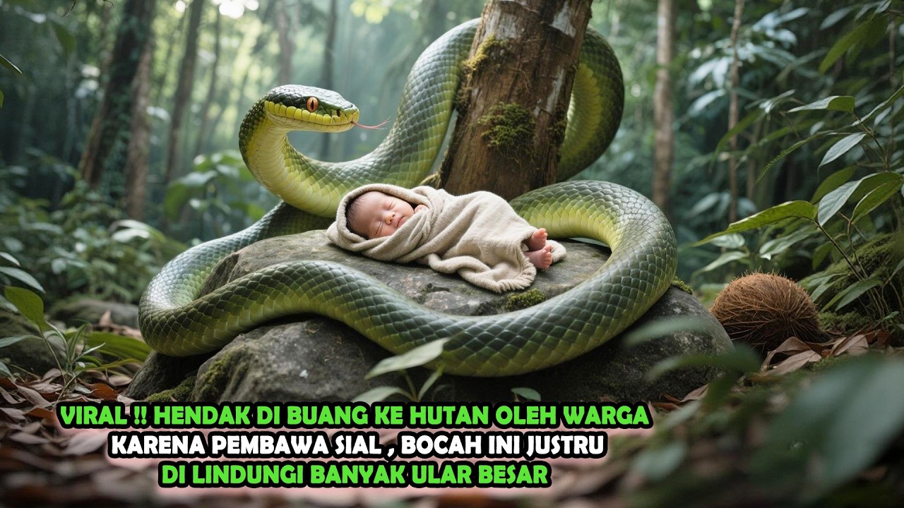 VIRAL !! HENDAK DIUSIR KE HUTAN KARENA PEMBAWA SIAL B0CAH INI JUSTRU DITOLONG ULAR RAKSASA AJAIB