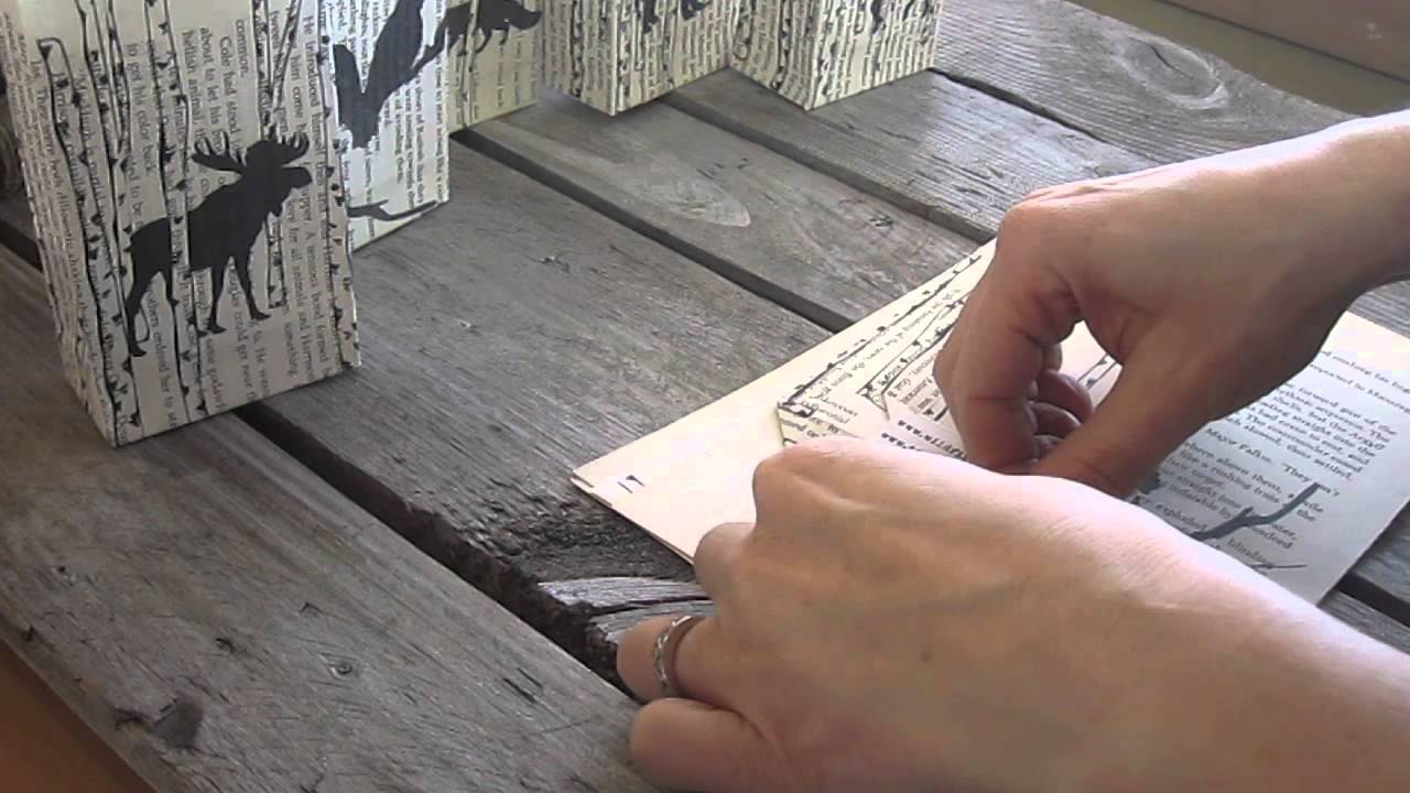 Woodland Animal Luminaries from The Printed Menagerie