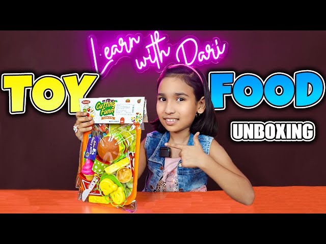 Barger Pizza Toy and French Fries ice Cream with Food Trey / UNBOXING