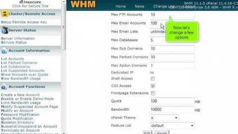 How to edit or delete hosting packages in WHM | HostVizor