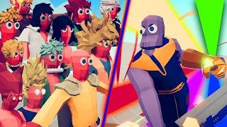 THANOS VS EVERY ANIME UNITS | TABS - Totally Accurate Battle Simulator