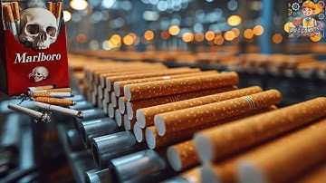 How Millions of Cigarettes Are Made inside the  Factories